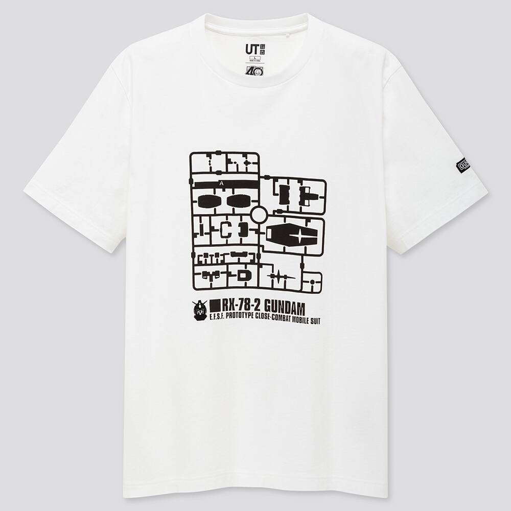 ガンプラ40周年記念グラフィックTシャツのイメージ